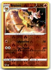 Braixen 026/195 SWSH12: Silver Tempest Uncommon Reverse Holo Pokemon TCG LP