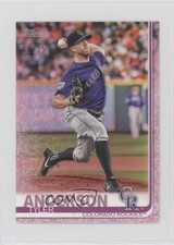 2019 Topps Mini Pink 21/25 Tyler Anderson #2 2d9