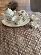 DOLLHOUSE TEA SET--CHINA--MADE IN JAPAN