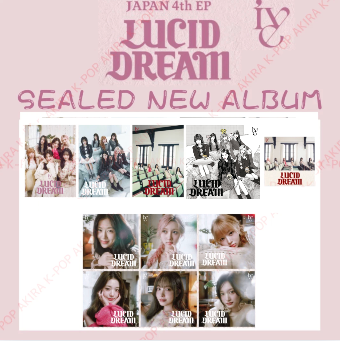 PSL IVE JAPAN 4th EP LUCID DREAM SEALED NEW ALBUM / NO POB | eBay