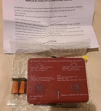 RV Carbon Monoxide & Propane Gas Alarm, Briidea Dual LP/CO Detector with Separat