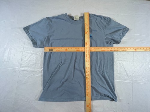 Short Sleeve T-Shirt Men's Large L Blue Women's unisex equal justice works -955 - Picture 3 of 4