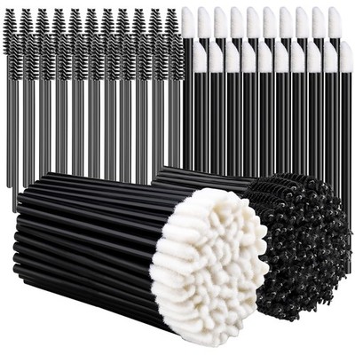 Teenitor Mascara Wands, Disposable Wand 200pcs, 200 Piece Set, Black