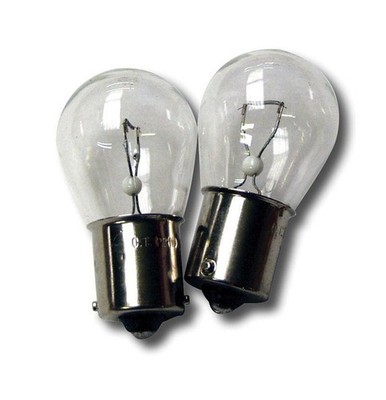 2 x 12V 21W CLEAR FOG LIGHT BRAKE LIGHT INDICATOR REVERSE BULBS