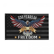 250 Years America Flag   3x5 FT US 250th Anniversary Flags 1776-2026 Merchand...