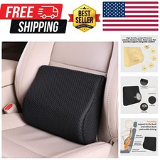 Memory Foam for Car - Lower Back Support Cushion for Driving, Back Pain Relie...