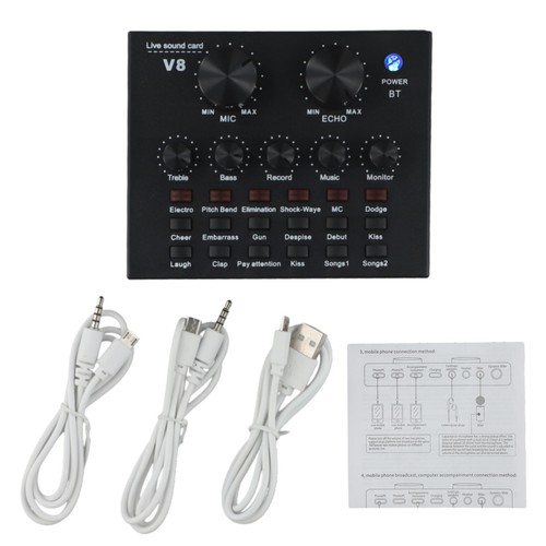Leichtes kompaktes Design der externen V8-Soundkarte verbessert Ihr Setup - Afbeelding 6 van 12