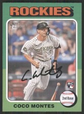 2024 Topps Heritage #263 Coco Montes RC Colorado Rockies 544