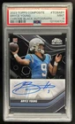 2023 Topps Composite Bryce Young Chrome Black Auto RC #TCBA-BY Panthers PSA 9