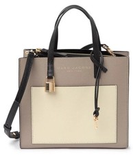 Marc Jacobs Mini Grind Color Block Leather Tote - Loam Soil Multi (M0016132-216)