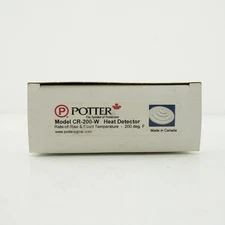 Fire Detection Devices FDD CR-200W Fire Alarm System Heat Detector - White - New