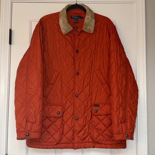 Vintage 90's Polo Ralph Lauren Quilted Hunter's Barn Chore Coat Jacket