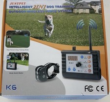 JUSTPET Intelligent Dog Wireless Fence Training Collar 2-in-1 System K6