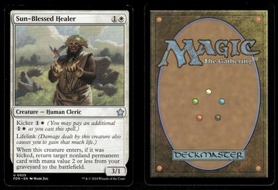 SUN-BLESSED HEALER 25 UNCOMMON FOUNDATIONS NM
