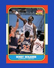 1986-87 Fleer Set-Break #  8 Benoit Benjamin NM-MT OR BETTER *GMCARDS*