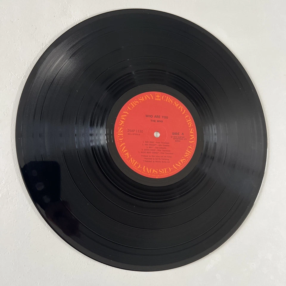 The Who - Who Are You 1st Japan Press w/Obi, Inner Sleeve & Insert Foto 2 de 4