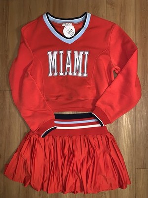 Jolie & Joy with Love Ladies 2 Piece Set Miami Theme Red/multi  Size L