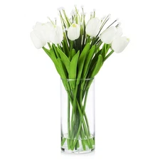 Enova Home Artificial Real Touch Tulips Flower and Star