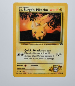 Lt. Surge's Pikachu | eBay