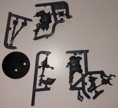 Warhammer Darkwater Blight Templer mit Schlegel Neu auf Sprue Maggotkin Nurgle AOS 