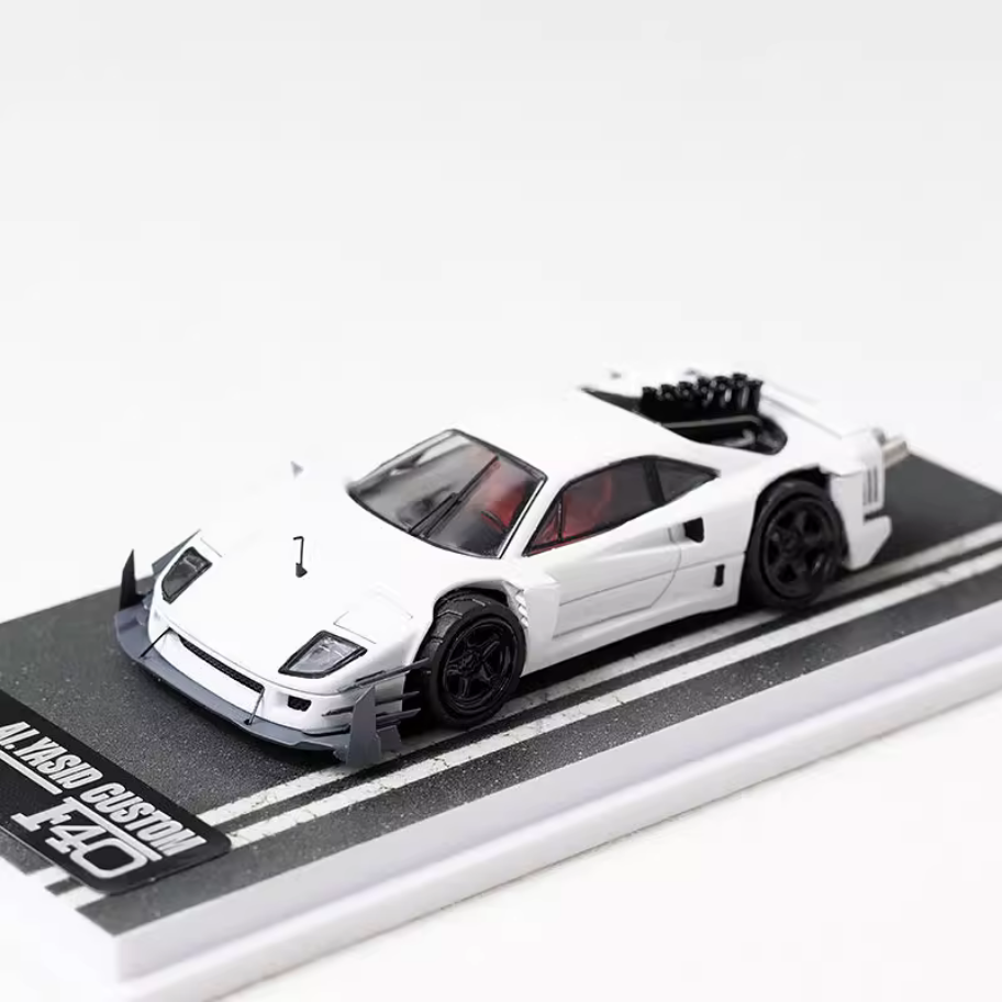 Modifying Model Cars DCM 1:64 AI.YASID CUSTOM explosively modified F40 alloy simulation car ...