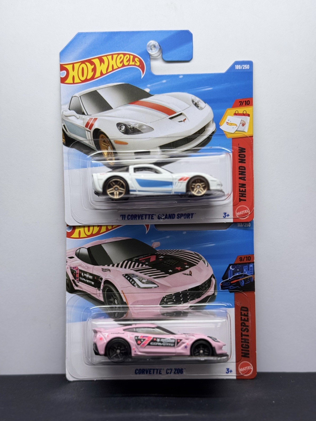 Hot Wheels Lotto Corvette 2026 - Grand Sport + C7 Z06