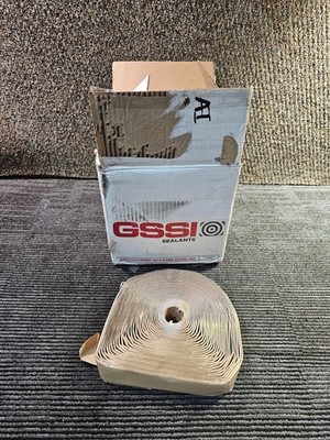 (QTY 6) GSSI Sealants 217490 1-1/2'' x 1/8'' x 50 Feet Butyl Sealant Tape Rolls