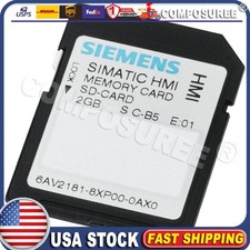 New Siemens 6AV2181-8XP00-0AX0 6AV2 181-8XP00-0AX0 SIMATIC SD memory card 2 GB