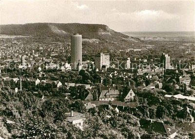Jena Thuringia panoramic view from Landgrave University High-Rise