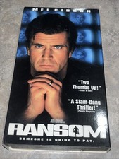 Ransom (VHS, 1997) Mel Gibson, Rene Russo, Gary Sinise ***TESTED***