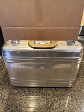 SUPER RARE VINTAGE GOLD Zero Halliburton Attache Briefcase EXCELLENT CONDITION