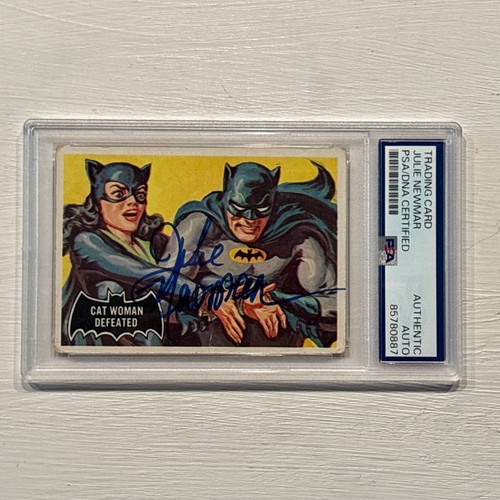 1966 Topps Batman Black Bat #35 Cat Woman Defeated — AUTH (grade unconfirmed)