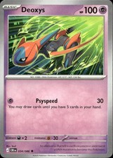 Deoxys 034/086 ME04 Chaos Rising U NM English Pokémon