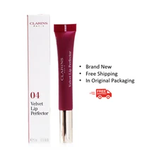 Clarins Velvet Lip Perfector 04 VELVET RASPBERRY BNIB
