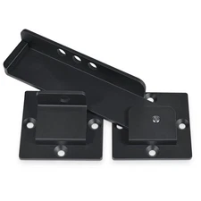 7.5" Flip Gate Latch Lock with Padlock Hole, 4mm Heavy Duty Aluminum Alloy Ad...