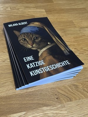 Buch Eine Katzige Kunstgeschichte Milana Albert Katze Geschenk Kinder Bilderbuch