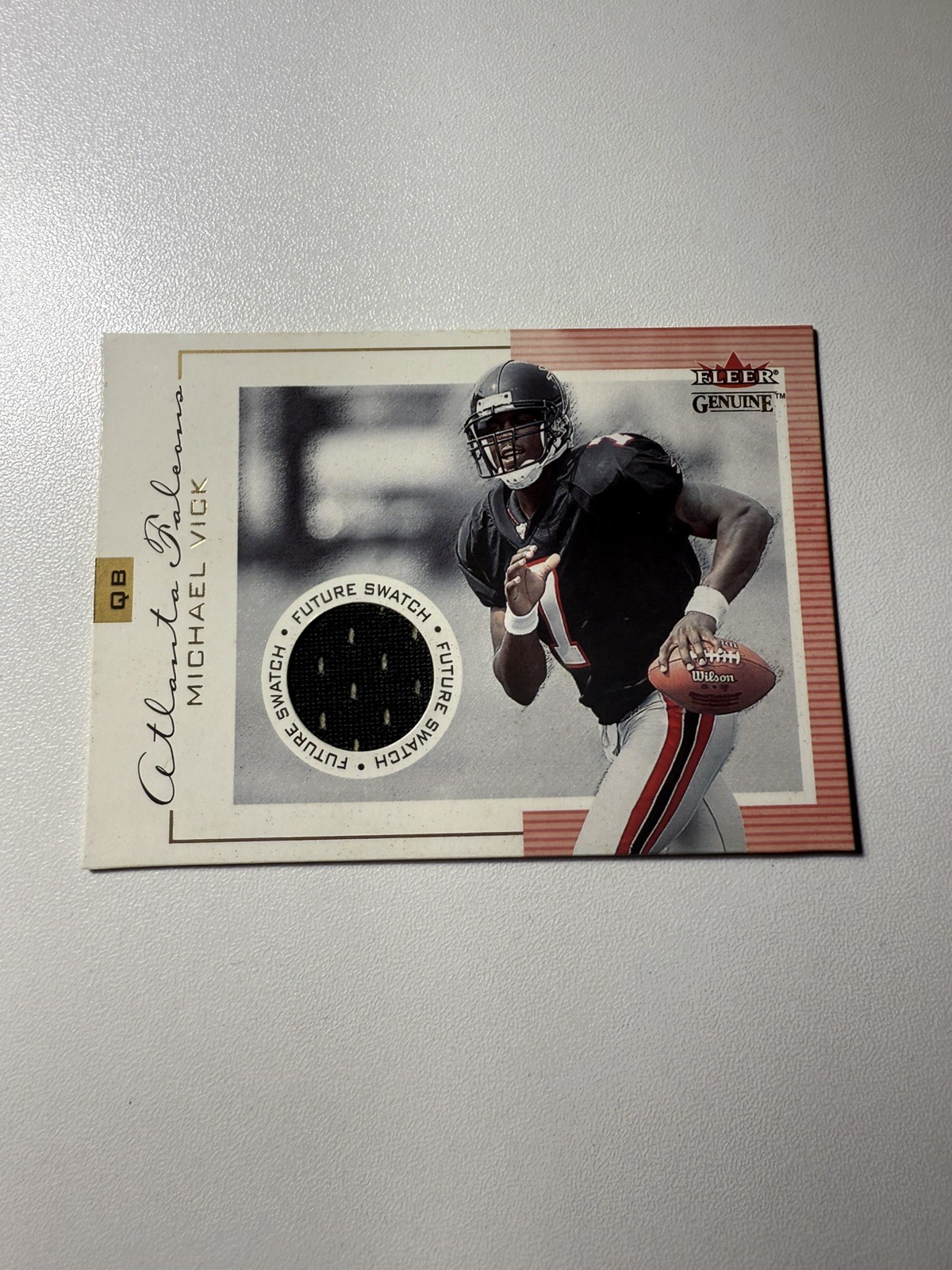 Michael Vick Fleer Genuine #126 Base