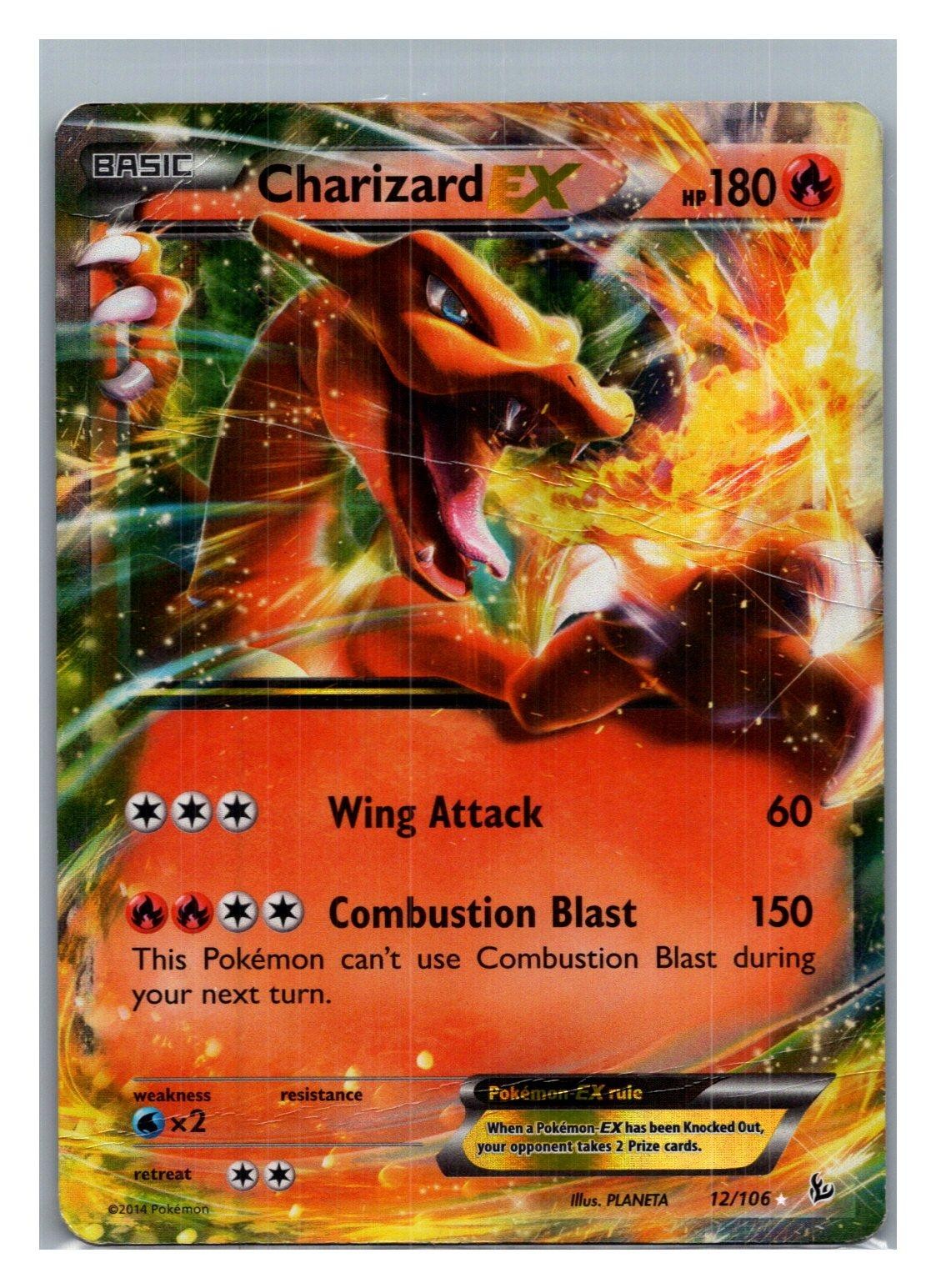 Charizard EX 12/106 | DMG | Flashfire | Pokemon - 2014