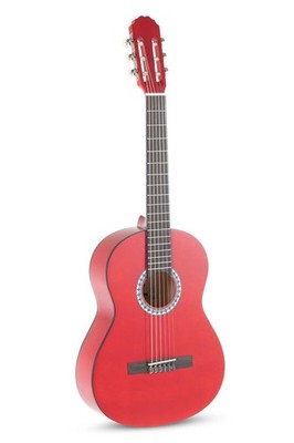 GEWA PURE Klassikgitarre Basic 3/4 transparent rot