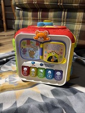 VTech Sort and Discover Activity Cube, Learning Toy for Baby Toddler Read