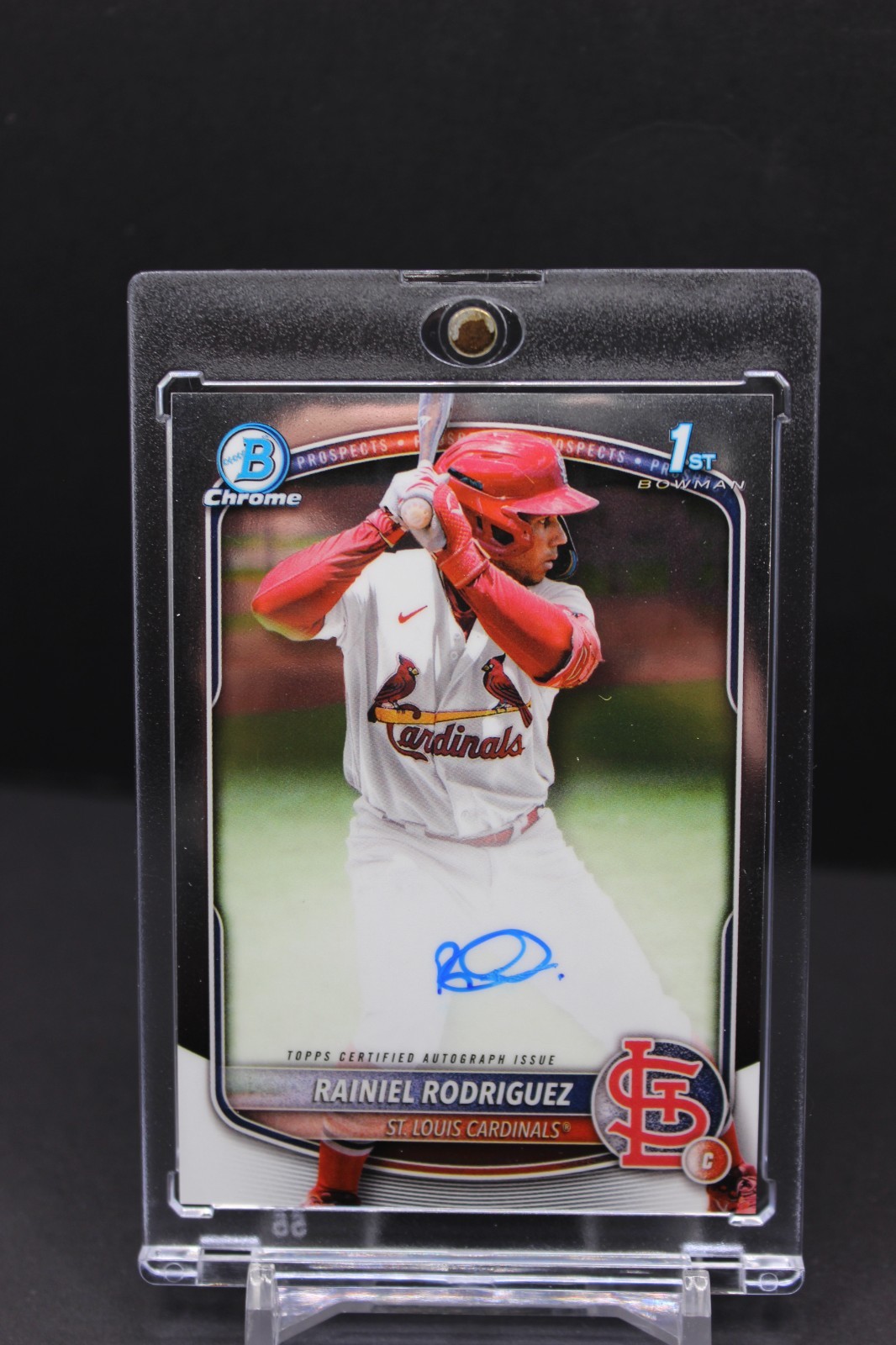 Rainiel Rodriguez 2025 Bowman Chrome 1st AUTO CPA-RR Cardinals Baseball