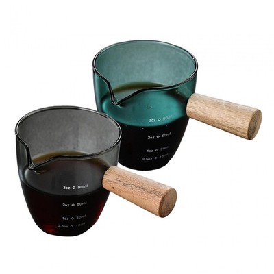 Mess Milchbecher Espresso Unzen Tasse 90-120ml Butter Schmelztiegel Glas