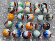Lot of 25 Vintage Vitro .63"-.59" Marbles - L 31