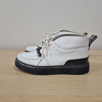 Dr Martens Jemima Chukka Monkey White Leather Ankle Tasselled Boots Uk 7 Eu 41