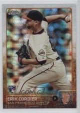 2015 Topps Chrome Prism Refractor Erik Cordier #145 0a7