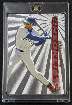 1997 Select Checklist Ken Griffey Jr #150 Select Company Silver Foil Parallel SP
