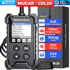 MUCAR CDL20 Full OBD2 Fault Code Reader Car Engine Diagnostic Scanner Smock Test
