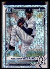2021 Bowman Chrome Mojo Alexander Vizcaino Yankees BCP-212 1st Bowman