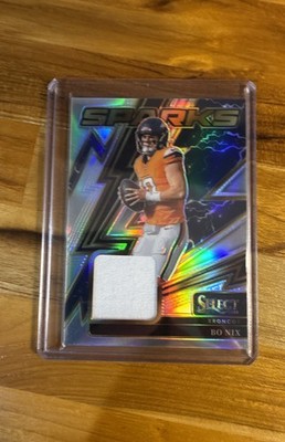 2025 Panini Select - Sparks Bo Nix #SPK-BNX /149 (MEM)