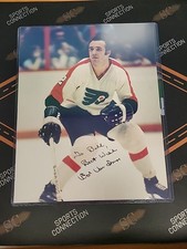 Ed Van Impe Signed Auto 8x10 Photo Philadelphia Flyers Hockey NHL Autograph DFB1
